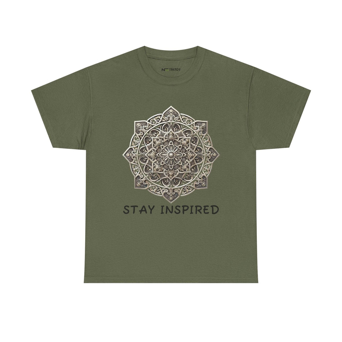 Stay Inspired Tee | Mandala & Positive Vibes