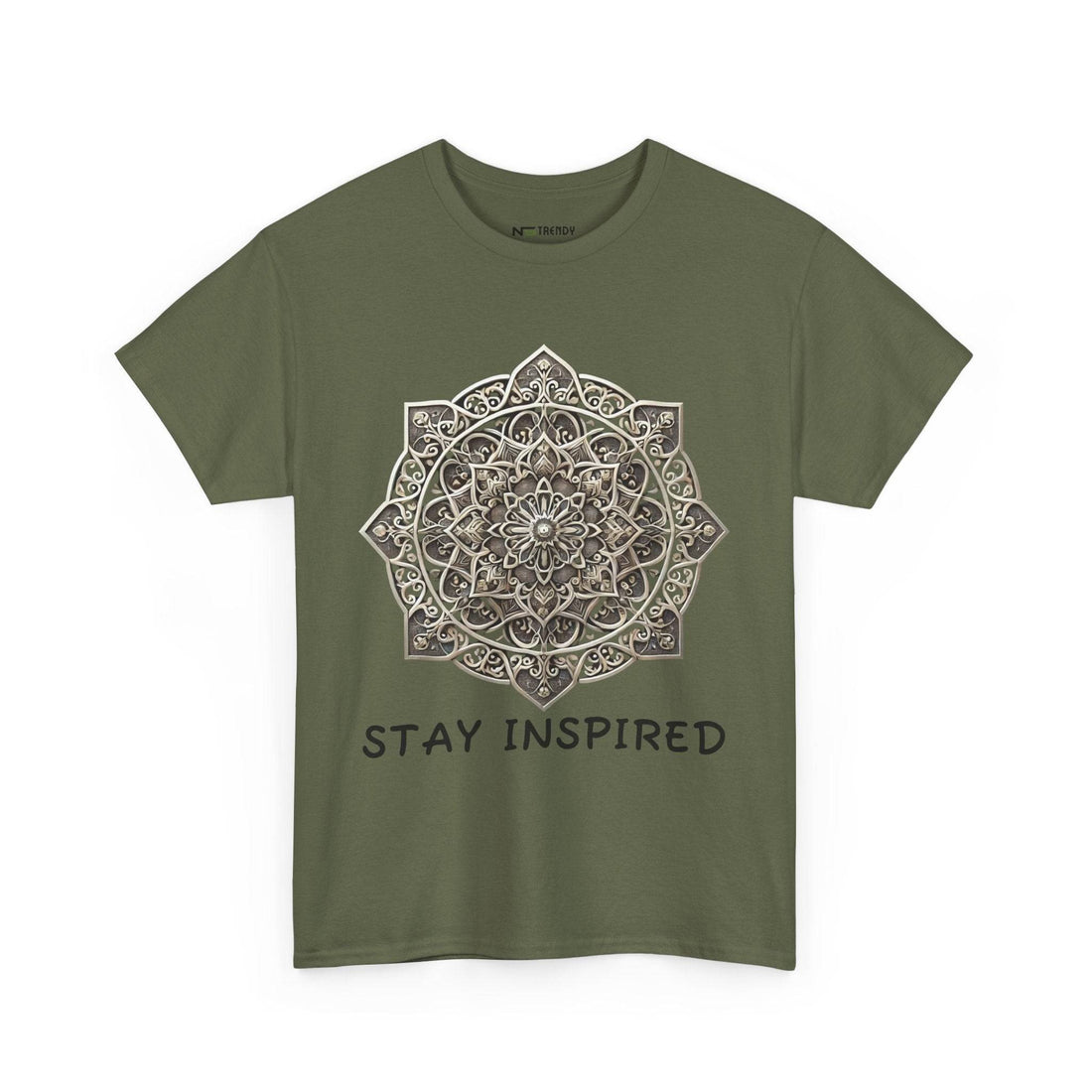 Stay Inspired Tee | Mandala & Positive Vibes