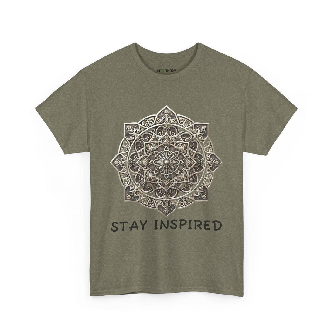 Stay Inspired Tee | Mandala & Positive Vibes