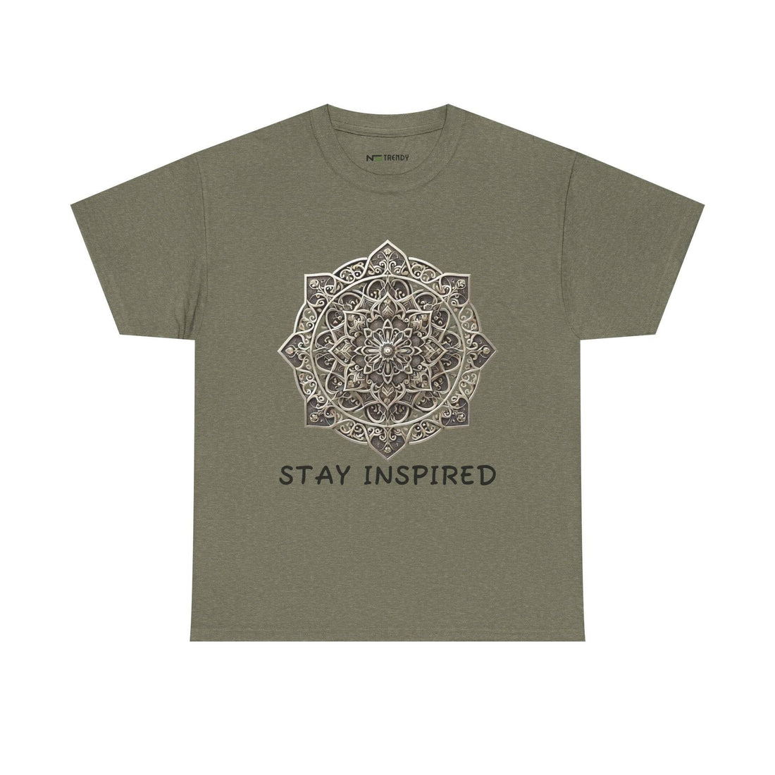 Stay Inspired Tee | Mandala & Positive Vibes