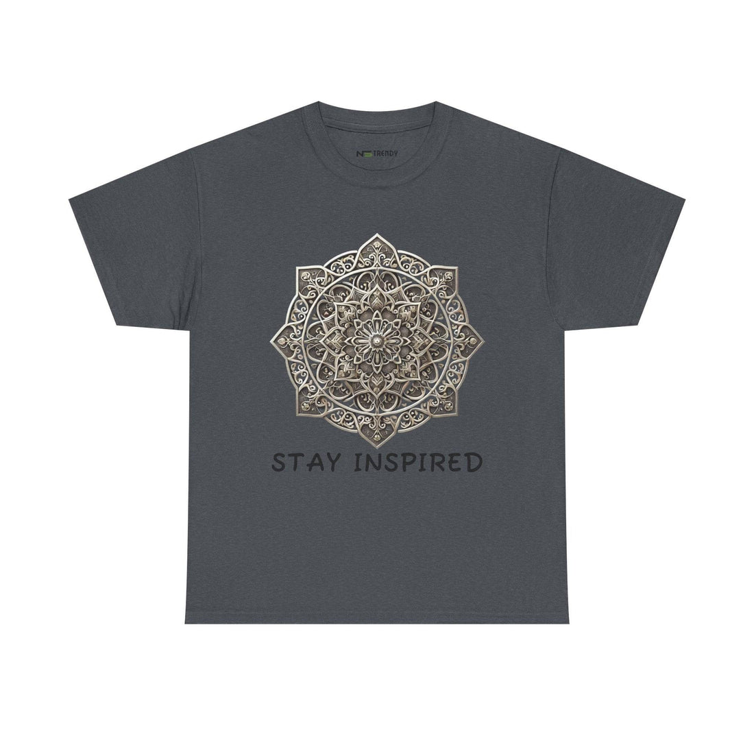 Stay Inspired Tee | Mandala & Positive Vibes
