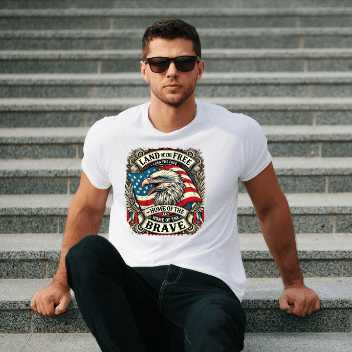Patriotic Eagle Tee | Freedom & Pride us