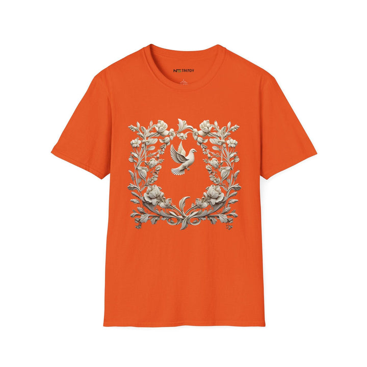 Dove - Blooms Tee - A Symbol of Peace - Beauty