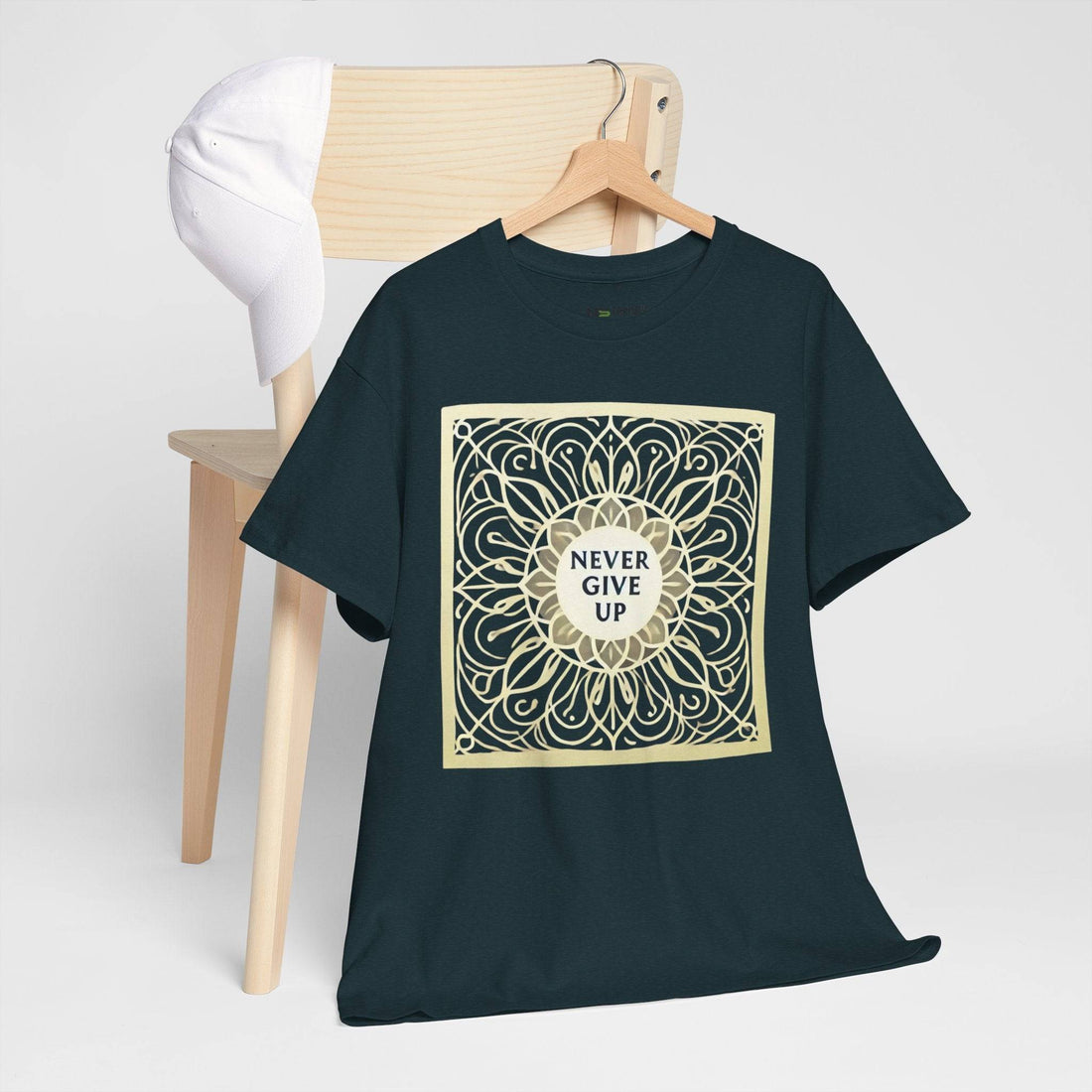 Never Give Up Tee | Motivational & Casual
