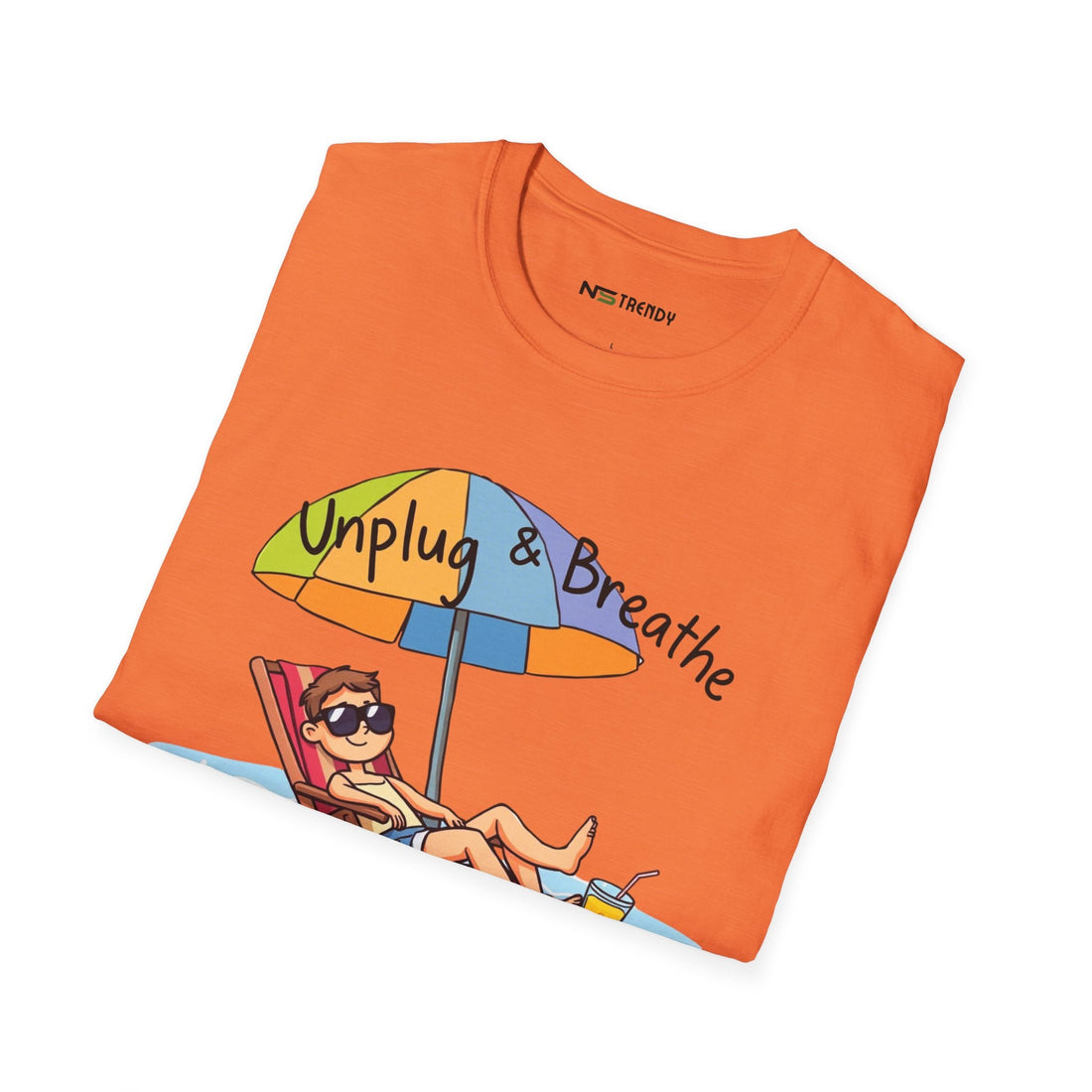 Beach Vibes Tee – Unplug & Breathe - NS - Trendy