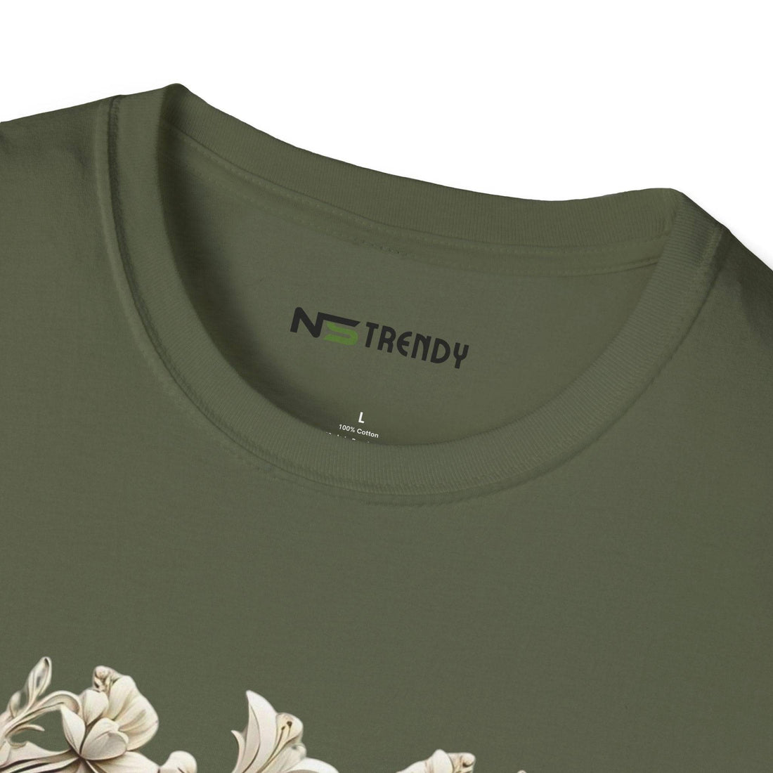 Dove - Blooms Tee - A Symbol of Peace - Beauty - NS - Trendy