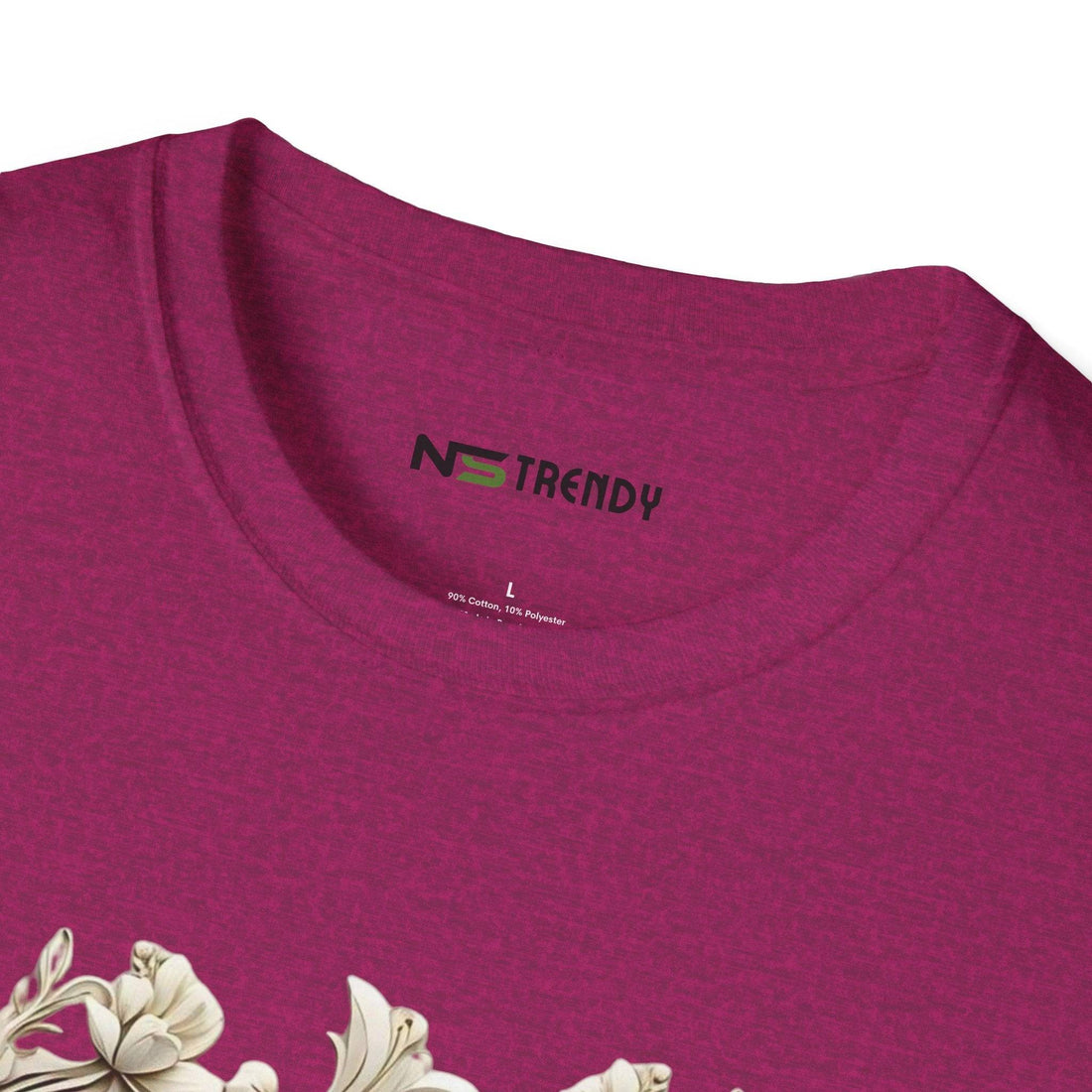 Dove - Blooms Tee - A Symbol of Peace - Beauty - NS - Trendy