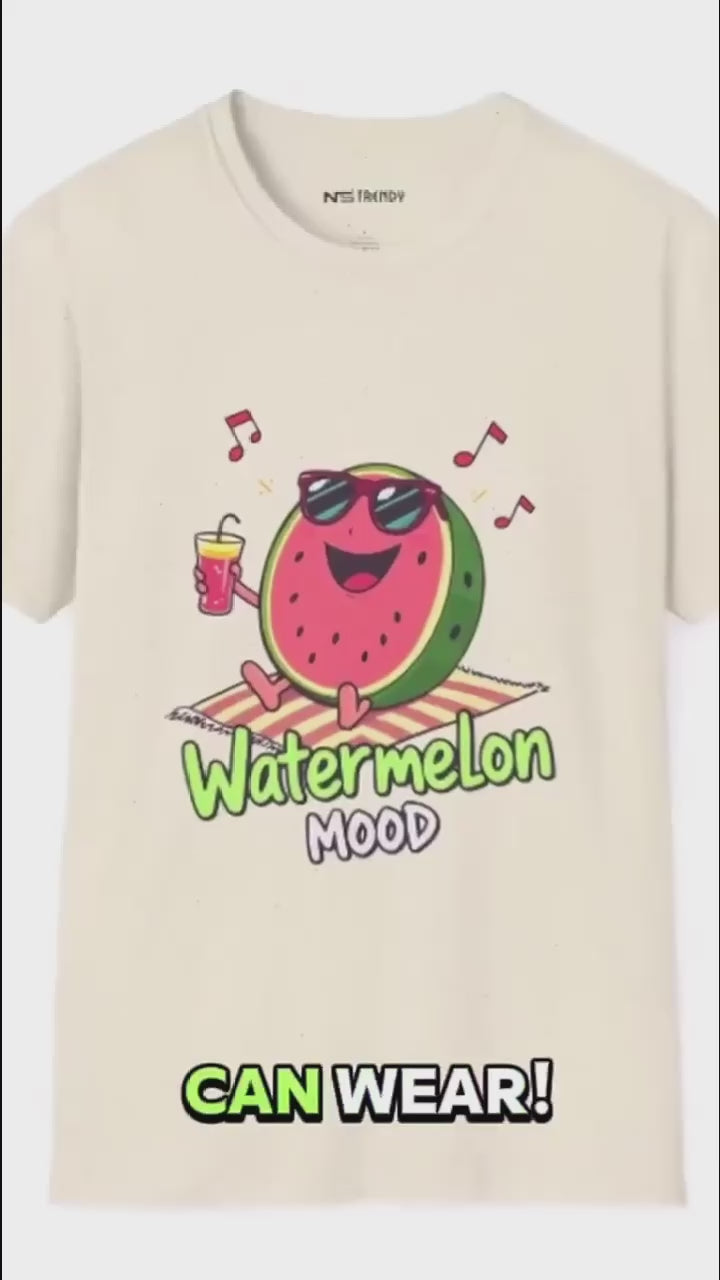 Watermelon Mood Tee – Bold & Juicy Summer Graphic Shirt