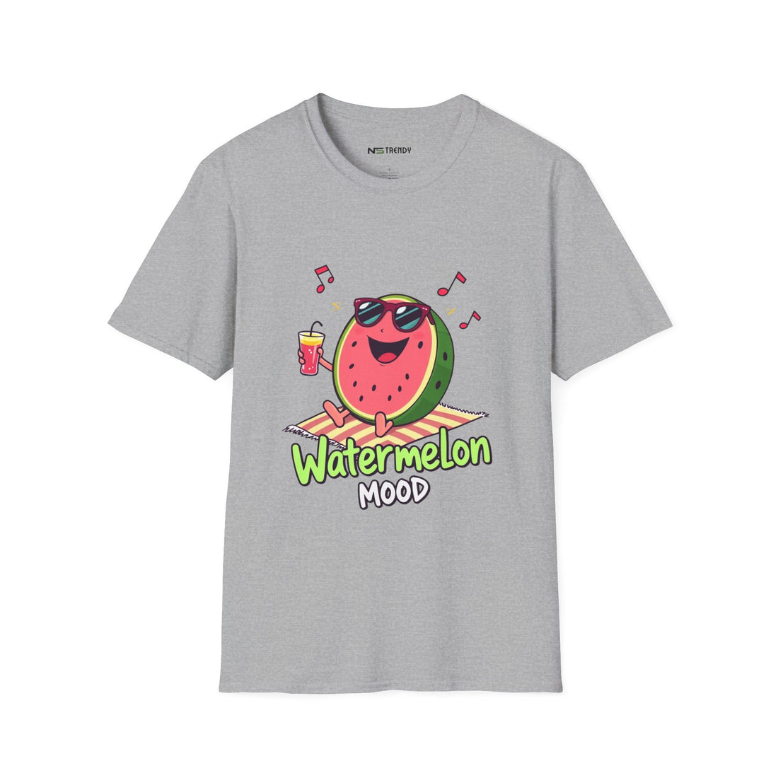 Watermelon Mood Tee – Bold & Juicy Summer Graphic Shirt - NS - Trendy