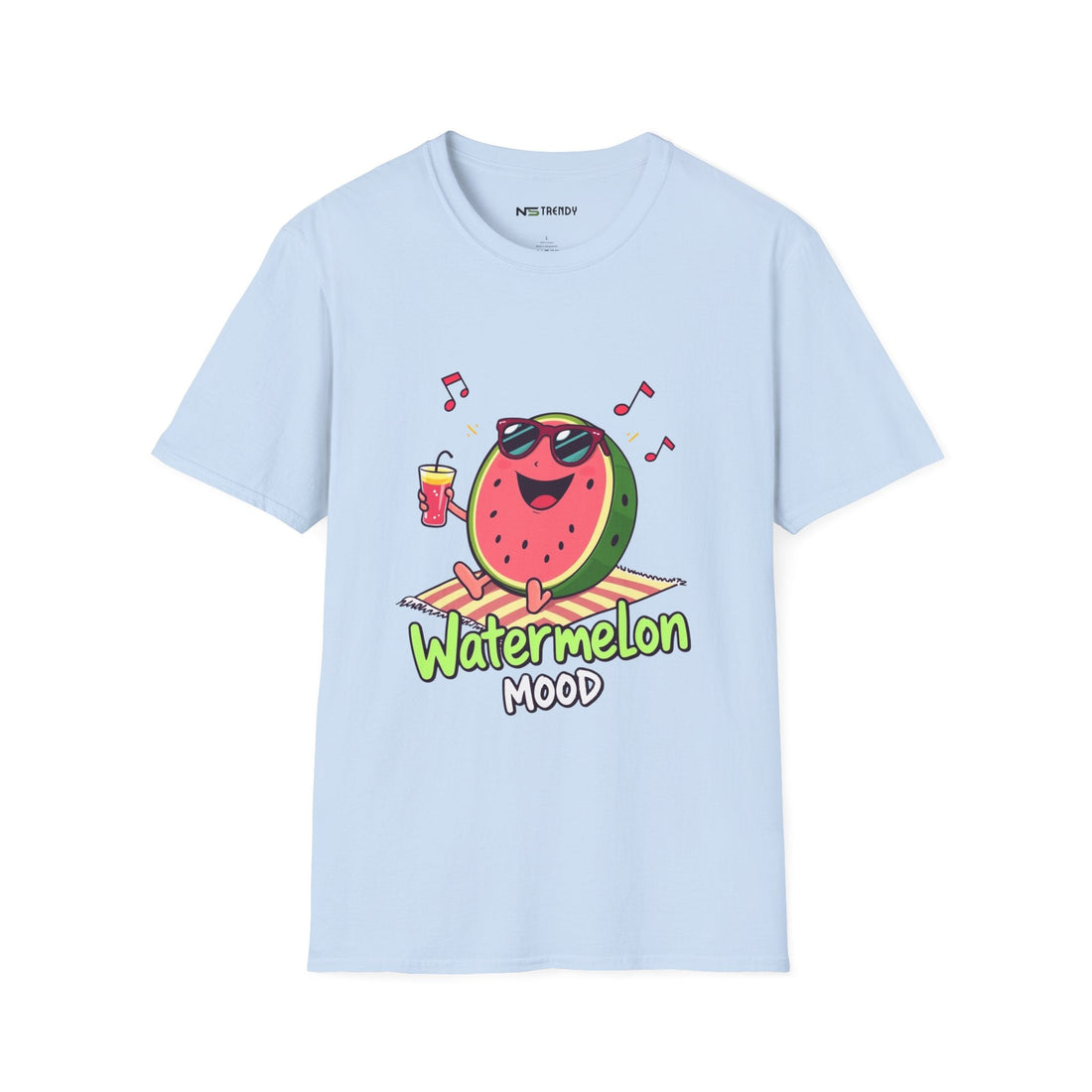 Watermelon Mood Tee – Bold & Juicy Summer Graphic Shirt - NS - Trendy