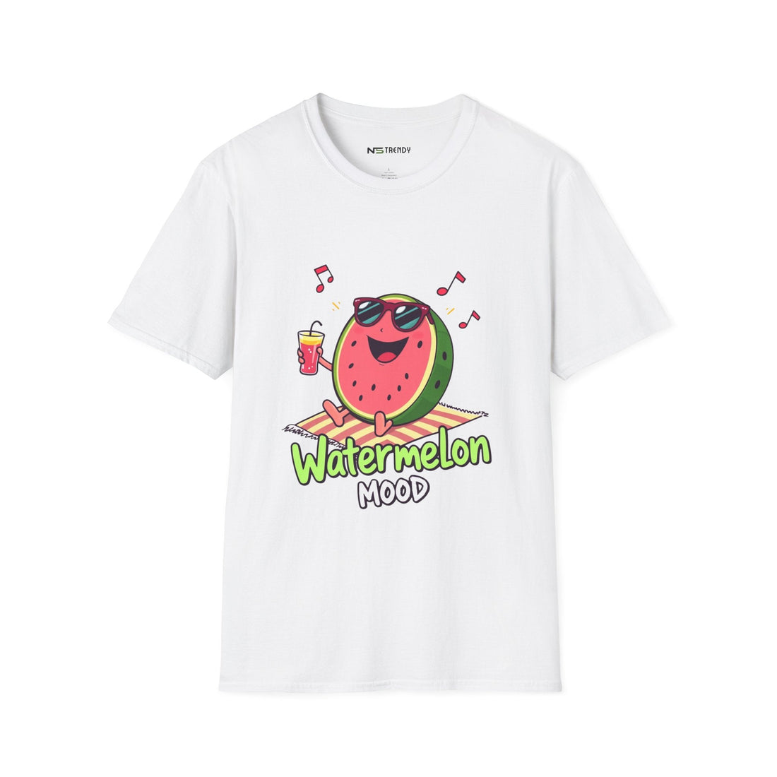 Watermelon Mood Tee – Bold & Juicy Summer Graphic Shirt - NS - Trendy